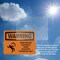 Signmission High Voltage Electrical Room With Symbol OSHA Warning Sign, Vinyl Decal, 10in W x 7in L, 2PK OS-2PACK-WS-D-710-L-12179 - alternate 2